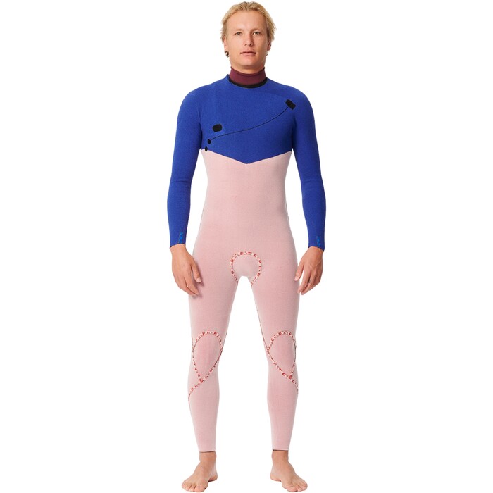 2024 Rip Curl Mens Flashbomb 4/3mm Zip Free Wetsuit 14NMFS - Deep Rock